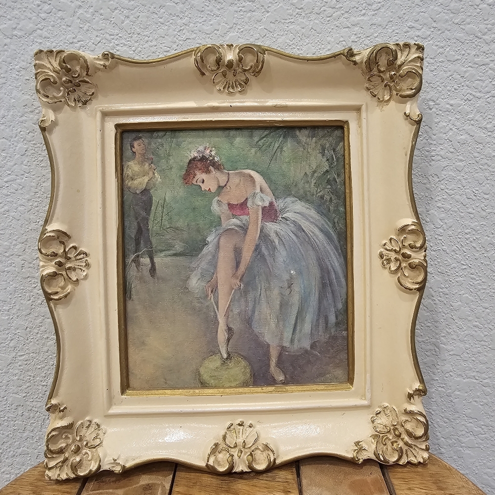 Vintage Painting Prints- Set of Two Ballerinas